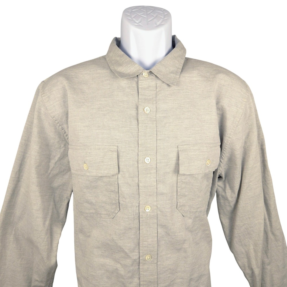 FRAME Classic‎ Bedford Double Pocket Shirt Mens XL Long Sleeve Button Down